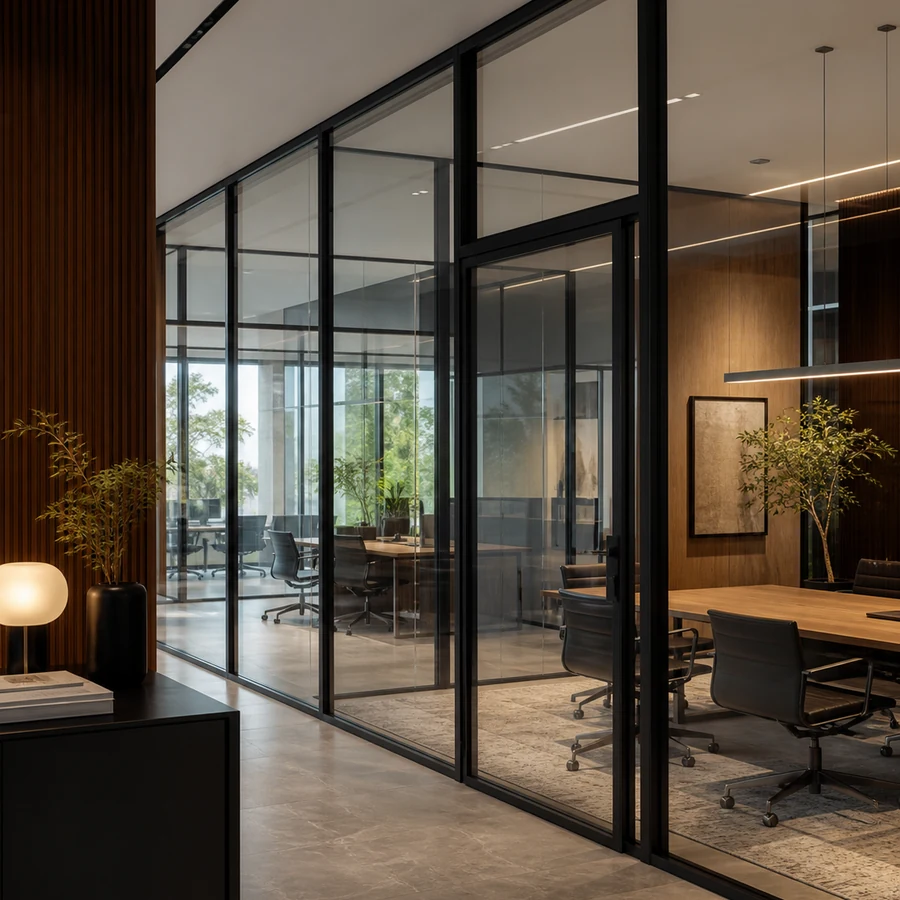 Internal Glass Walls